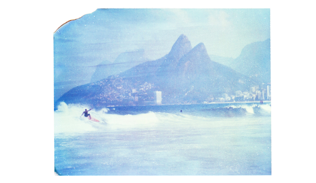 Underneath the mountain in Brazil. 