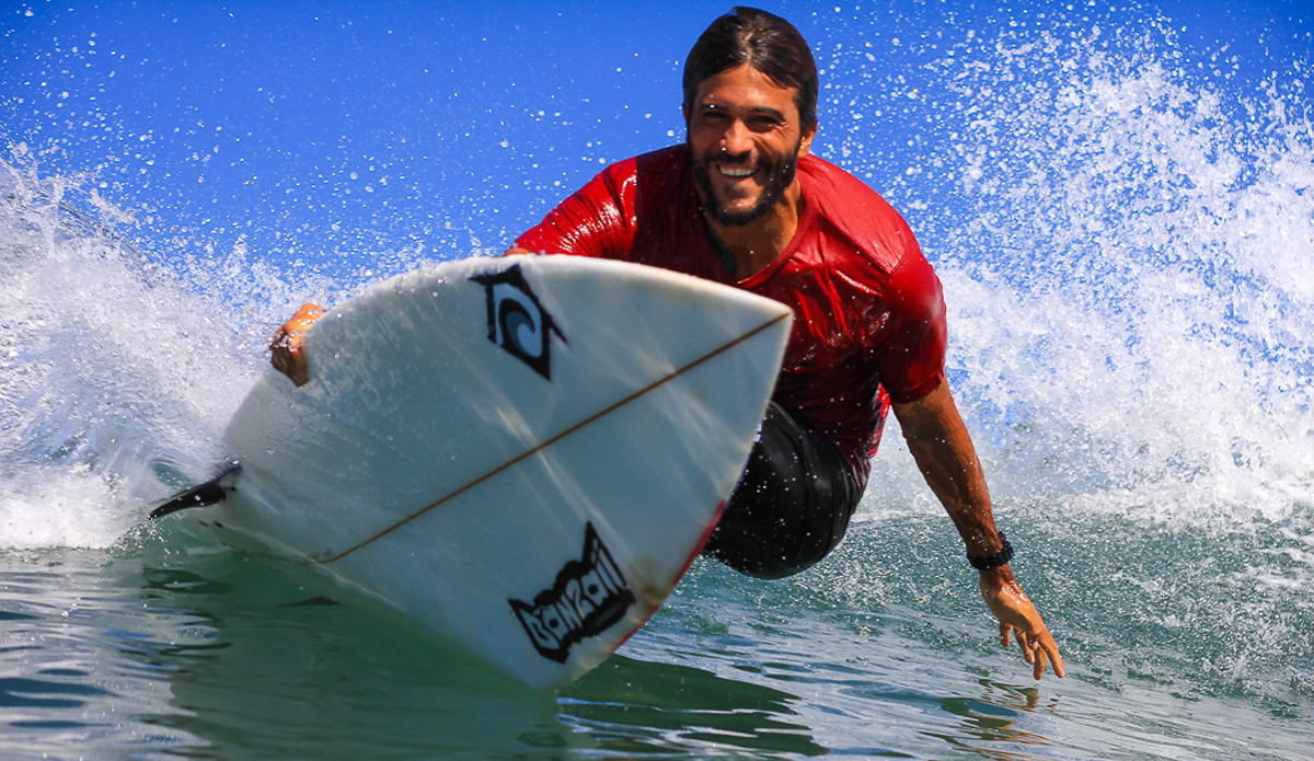 Iranian surfer Graham Swindell in Costa Rica.