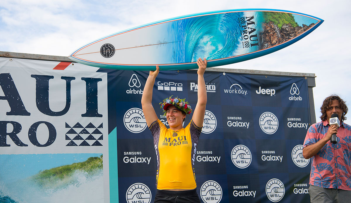 Tyler Wright. Photo: <a href=\"https://www.worldsurfleague.com/\">WSL</a>/<a href=\"https://www.instagram.com/kirstinscholtz/\">Scholtz</a>