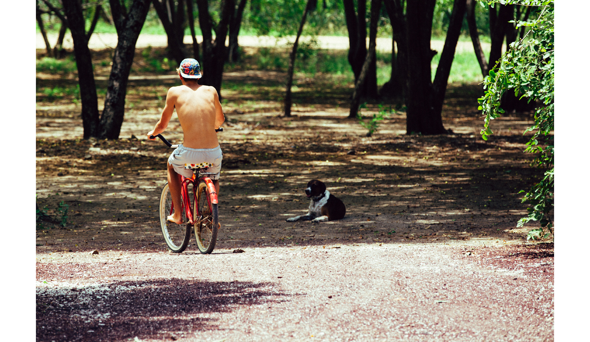 Hunter Martinez off for a mid-afternoon surf check down at Playa Colorados.  Photo: <a href=\"https://www.maxxbuchanan.com/\">Maxx Buchanan</a>