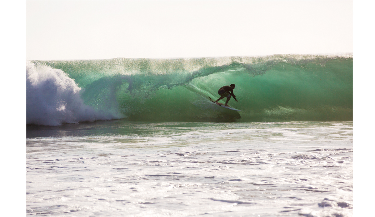 Dane Ward taming a thick one in Orange County. Photo: <a href=\"https://instagram.com/maxxbuchanan\">Maxx Buchanan</a>