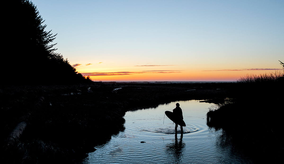 Dane Anderson is an absolute trooper. He drove from his Central California home straight to Canada to surf a mean right slab for two days and then drove back home. The things we do for good surf. Normal people must think we\'re crazy. Maybe we are. Photo: <a href=\"https://markmcinnis.com/\" target=_blank>Mark McInnis</a>