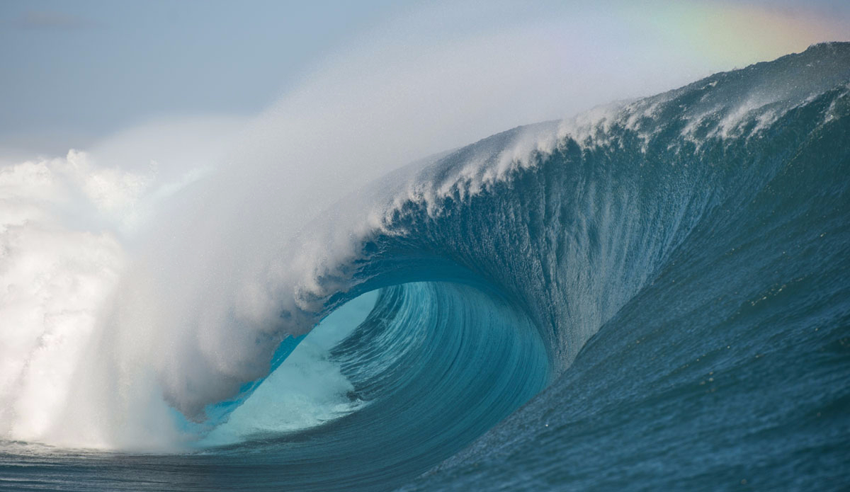 Teahupoo is just amazing. Photo: <a href=\"https://www.timmckennaphoto.com/\">Tim McKenna</a>