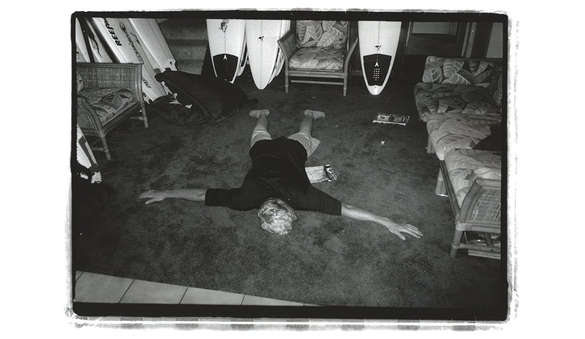 \"That\'s when he won his first world title in Hawaii, and he was staying at the Red Bull house, and Mick passed out drunk in the house.\" Photo: <a href=\"https://t-sherms.com/\" target=\"_blank\">Steve Sherman</a>