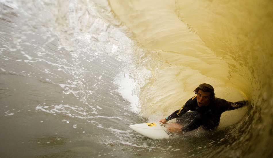 PJ Raja, brown barrel. Photo: <a href=\"https://www.mikeincittiphotography.com/\" target=_blank>Mike Incitti</a>