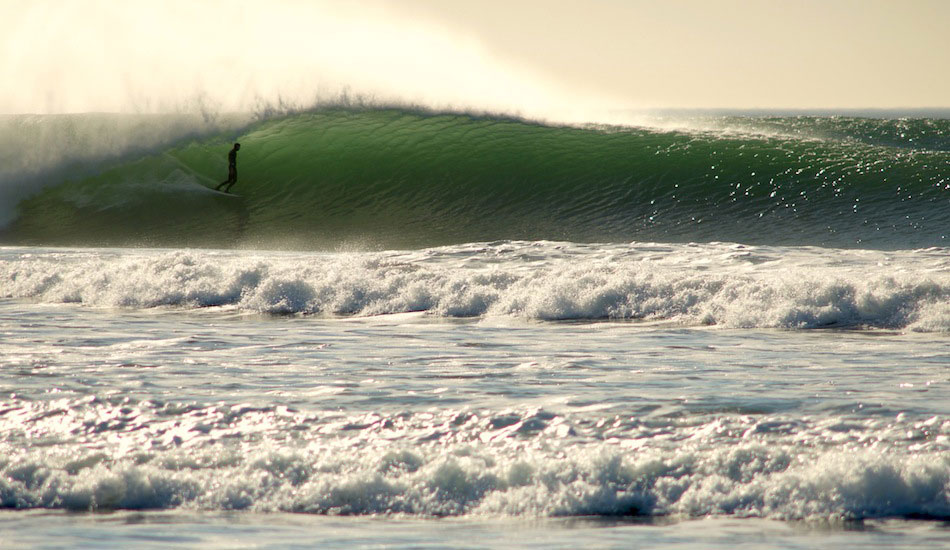 Sometimes you just gotta stand there and let the wave handle things. Photo: <a href=\"https://www.milesjackler.com\">Miles Jackler</a>