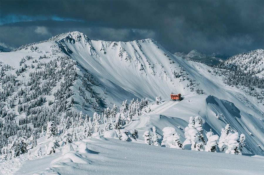 The terrain around Bald Face Lodge in all its glory. Photo: Dusin Lalik