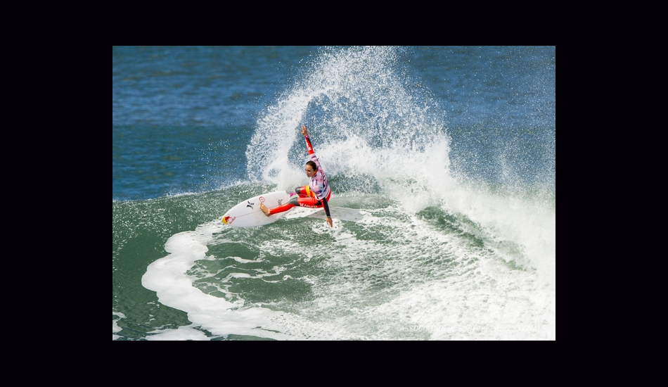 Carissa carved Bells\' buttery walls as she took home her second win of the year. Image: ASP/Robertson