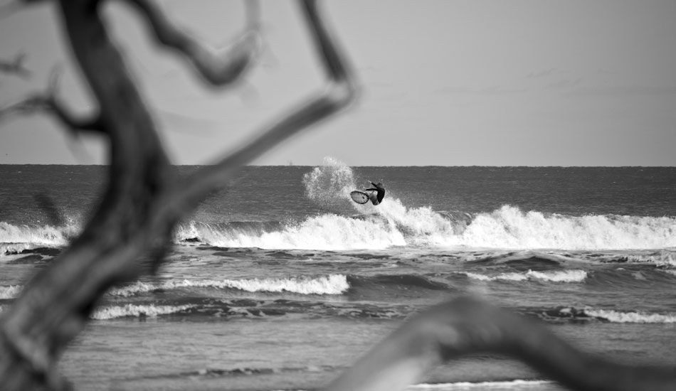 This is an island just north of my house. Being a little removed, a commitment to get there, and throw in being fickle, not too many people attempt it (although in the past few years the numbers have increased). It gets hollow and as seen here offers up some nice ramps. Photo: <a href=\"https://www.marksainwilson.com/?splash=1\" target=_blank>Mark Wilson</a>