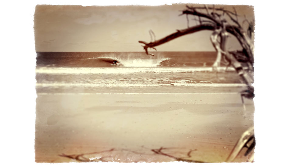 I like this image because it depicts how isolated some waves can be and the rewards it has to offer for those who seek. The tone and feel helps relay the message that exploration and reward are possible no matter how crowded our planet gets. Photo: <a href=\"https://www.marksainwilson.com/?splash=1\" target=_blank>Mark Wilson</a>