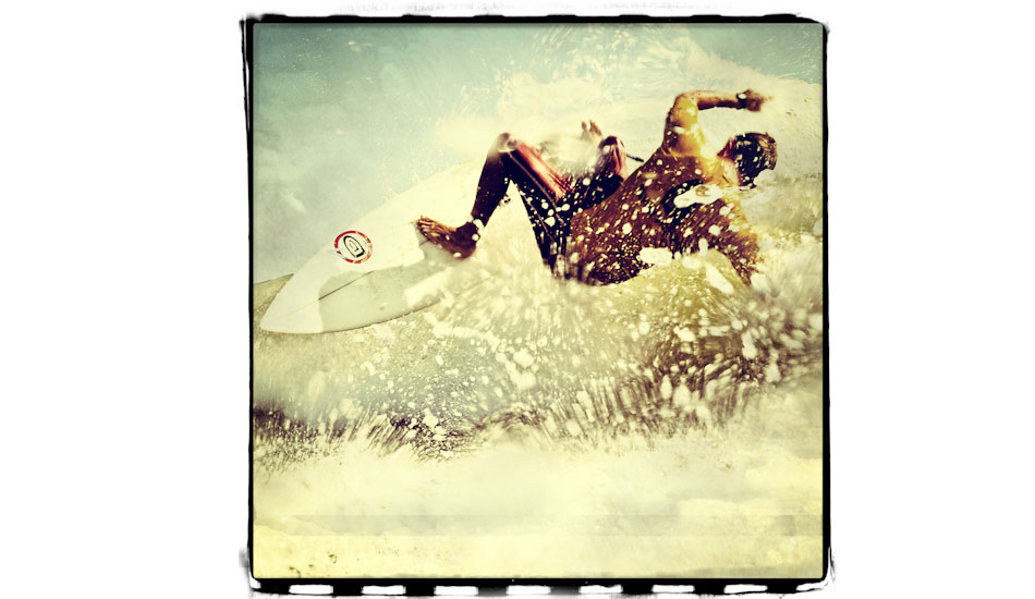 This was taken at the Jacksonville Beach Pier, Florida during The 7 Tiki Pro. The surfer is Tanner Deprin. Tanner laid down this gouging turn right in front of me and I knew I had the shot. I adjusted it to a more pleasing tone, and cropped it into a square format, which comes from years shooting medium format cameras. Photo: <a href=\"https://www.marksainwilson.com/?splash=1\" target=_blank>Mark Wilson</a>