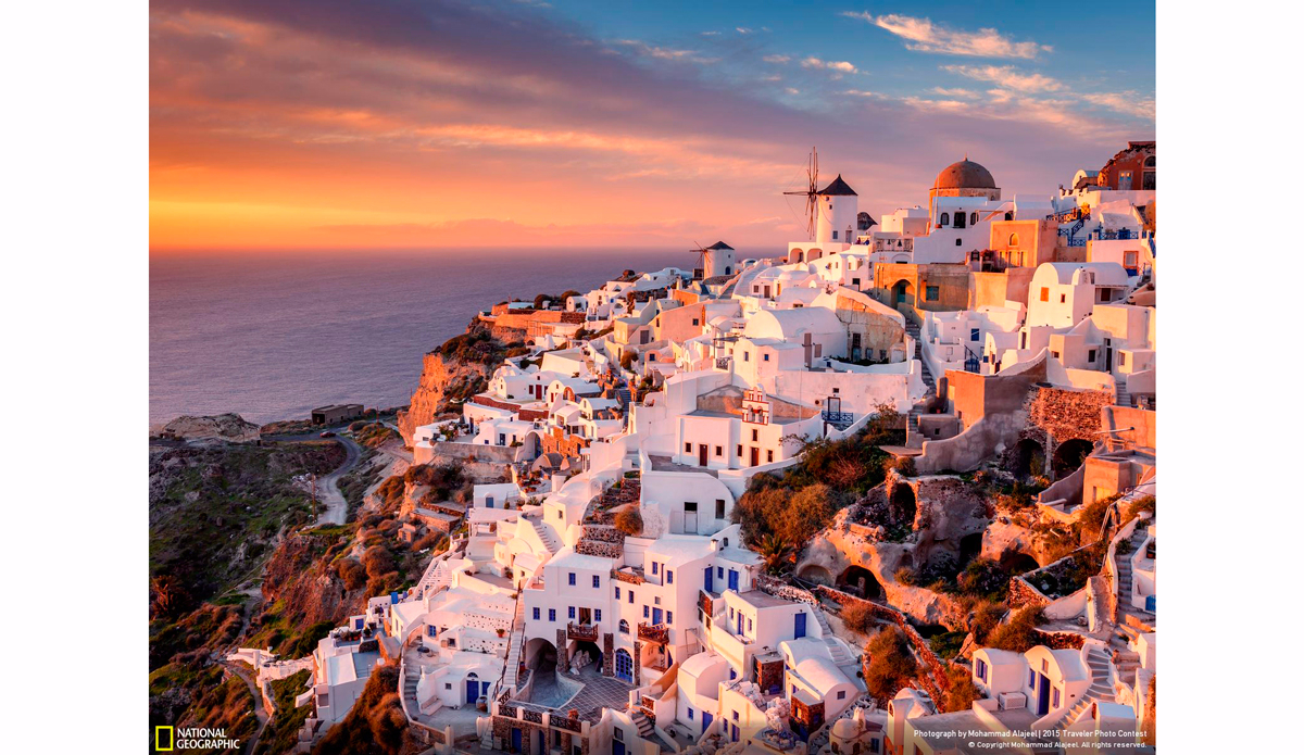 Oia Sunset. Photo: Mohammad Alajeel