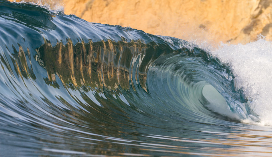 Orange County barrel reflection. Photo: <a href=\"https://www.nathanfrenchphotography.com\">Nathan French</a>