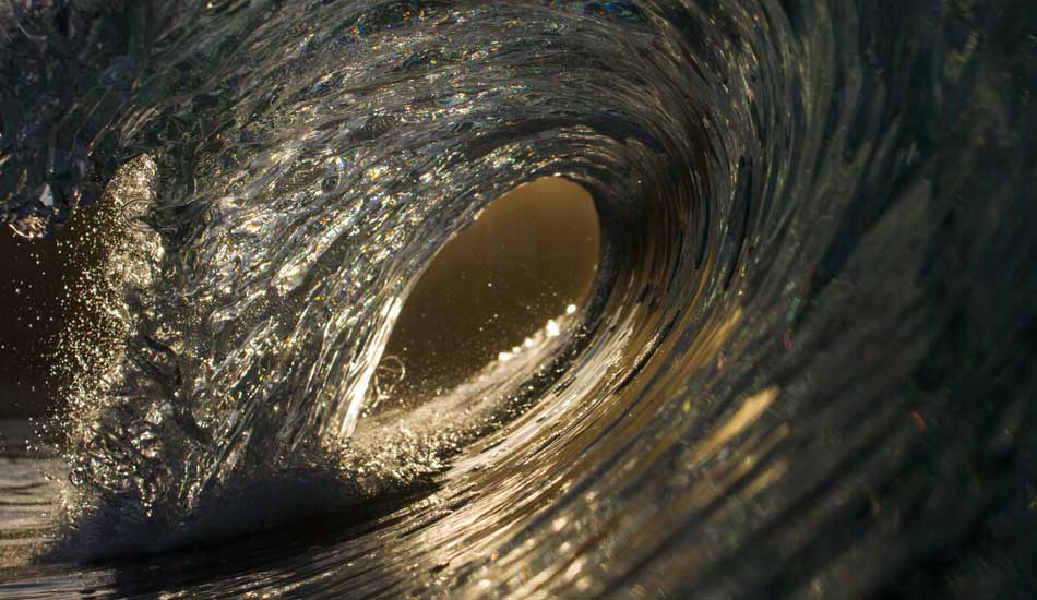 Sunrise barrel, Orange County. Photo: <a href=\"http://www.nathanfrenchphotography.com\">Nathan French</a>