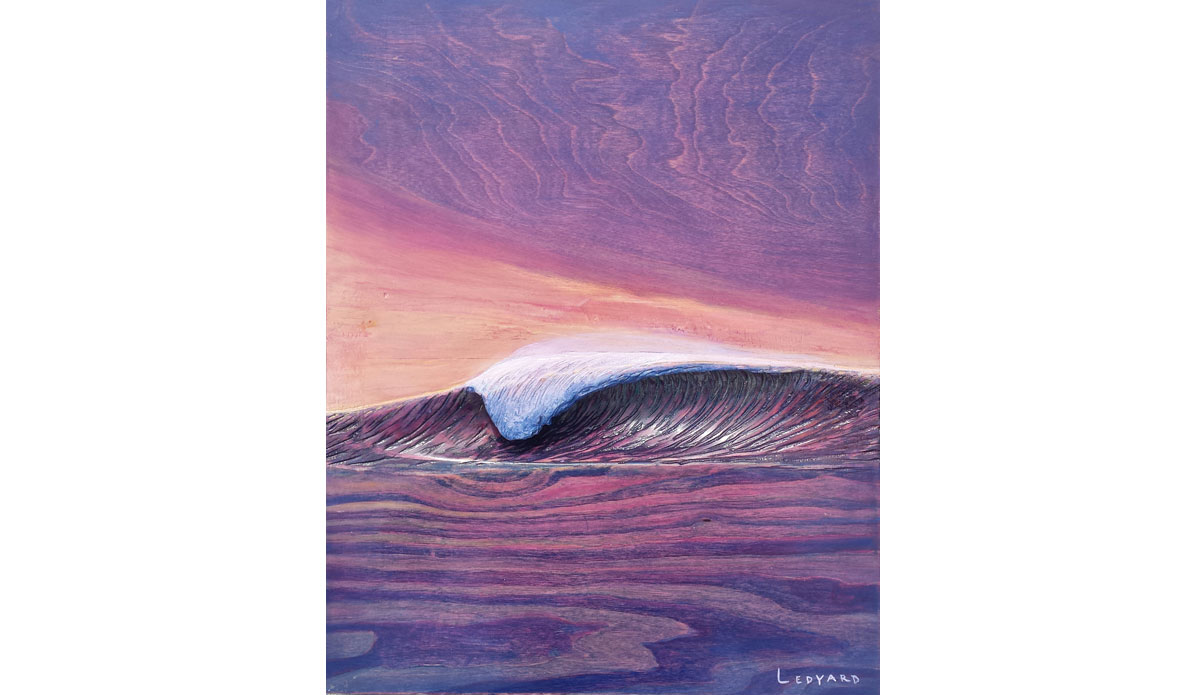 “Lava Tube” (16 in. x 20 in.) Commissioned pieces have also pushed me to use color combinations that are outside of my comfort zone, which has added to the diversity of my work. Image: Nathan Ledyard