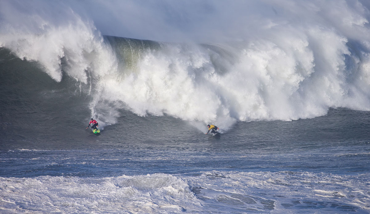Alex Botelho (PRT) and Jamie Mitchell (AUS). Photo: WSL