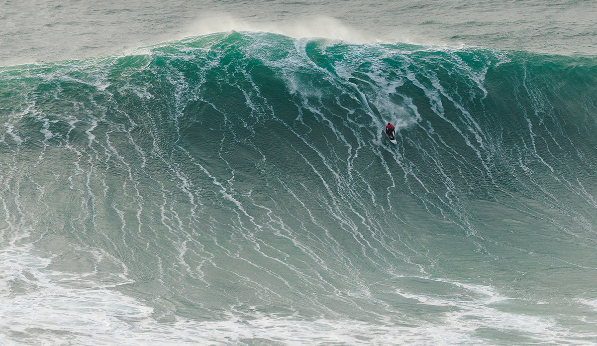 Andrew Cotton on a face that would be considered large by most standards. Photos by Romuald Pliquet