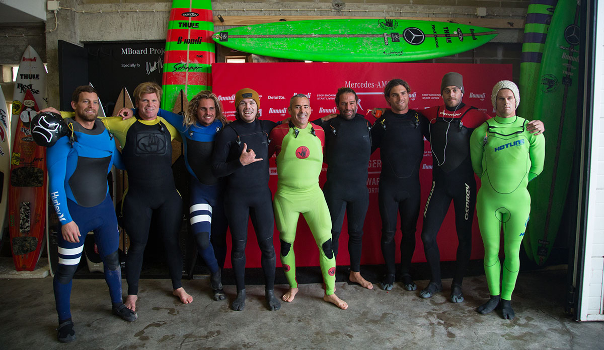 The team preps for a session for the books. Photo: Red Chargers