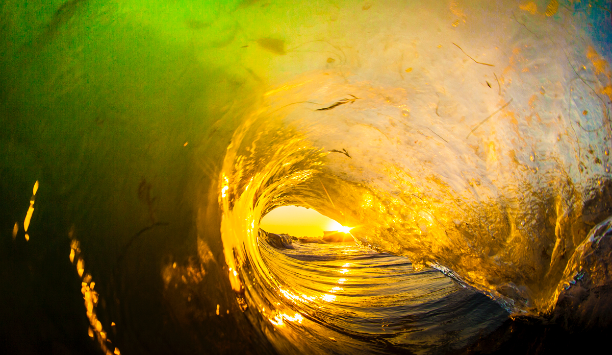 The lighting is very tricky in Santa Cruz, so I learned a long time ago to pay attention to where the sun comes up, and where it sets. There are about 10 days out of the year when it sets in front of the wave here.