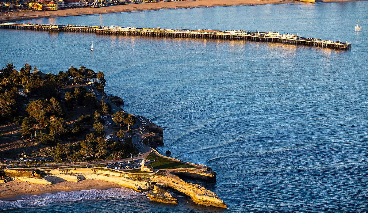 My brother in law is a pilot and has a 1940s piper cub. I go flying with him all the time and love seeing and capturing all the action of Santa Cruz from above.