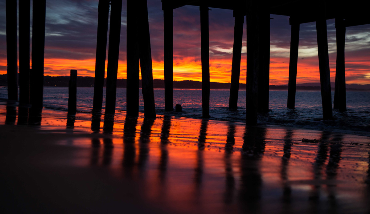 Capitola has the best sunrises. This one was so spectacular that I dropped my phone in the ocean. I guess I was frothing too hard.