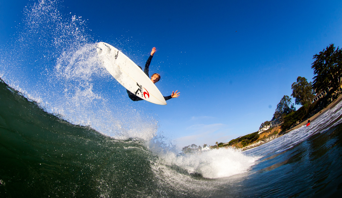Wilem Banks has really excelled in the last couple years. He has to be one of the best up-and-coming surfers from California.