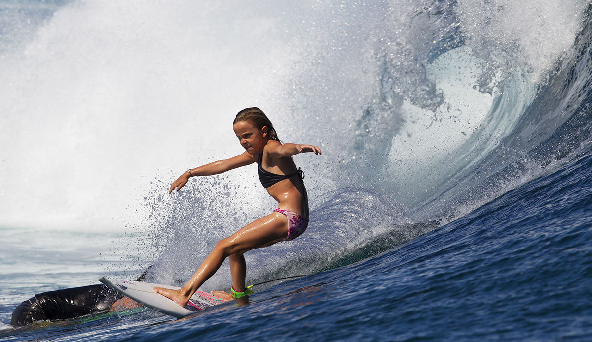 Bella Kenworthy, making her dad proud.  Look out Jr tour! Photo: Jason Kenworthy