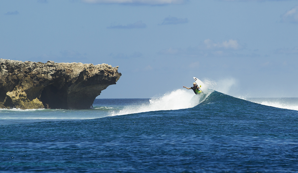 KK goes verticle. Photo: Jason Kenworthy
