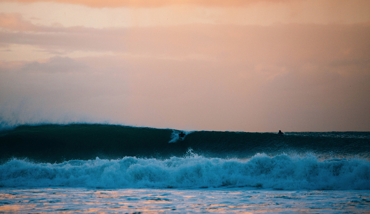 Sunset drop. Photo: <a href=\"https://www.jdsmit.co.nz\">Jono Smit</a>