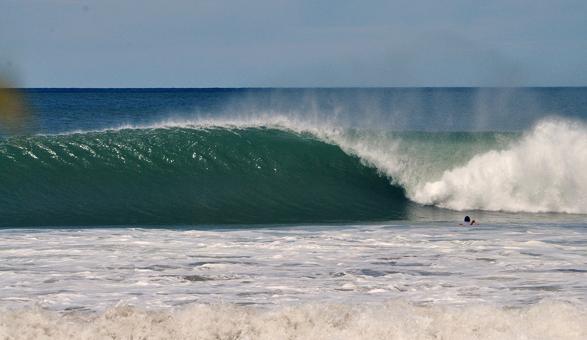 Nicaragua has rights, too. Good rights  I bet he wishes he was in that barrel.  Photo: @twobrotherssurf