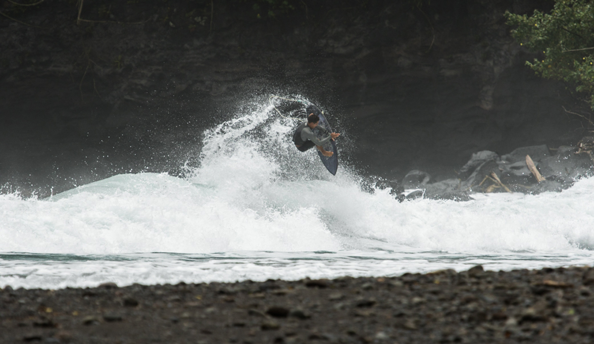 Kai Barger finishing off the closeout section with a bang. Photo: <a href=\"https://www.nickricca.com\">Nick Ricca</a>