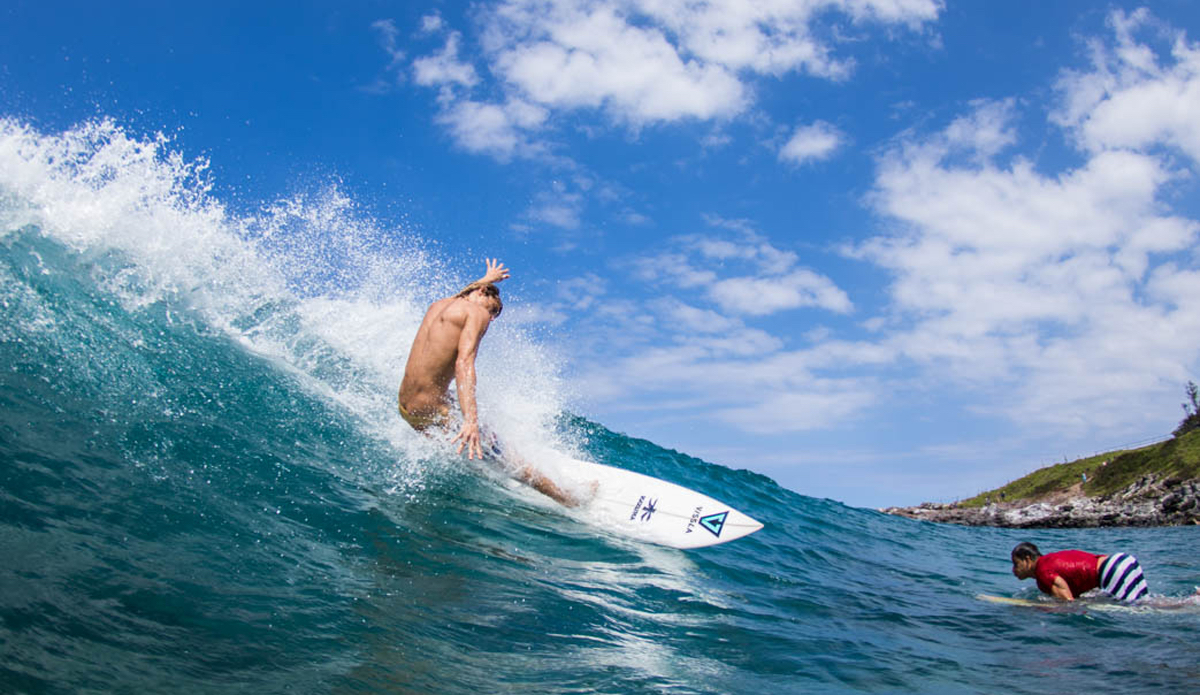 A shaper knows every inch of his board. After surfing it, they will go and tweak designs until it\'s just right. Chaz carving before we headed up to the shop to get some more work done. Photo: <a href=\"https://www.nickricca.com\">Nicks Ricca</a>