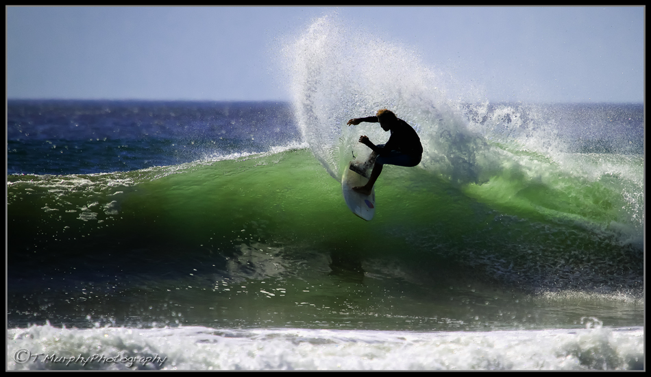 KC burning off some speed after a long run down the bank. Photo: Trevor Murphy