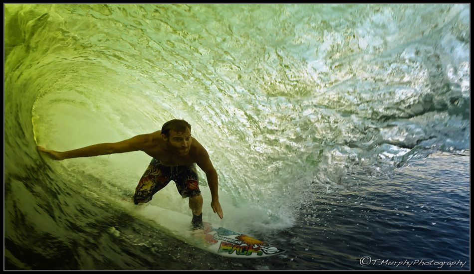 This is Red, a great friend of mine. He\'s got your back, will break your back and gets enough back to claim it on his stick. So back off, back up and enjoy the show. Photo: Trevor Murphy