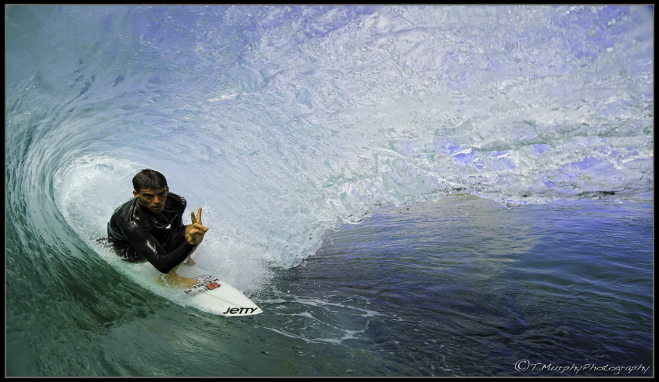 Randy Townsend is another expat with the place wired. Florida is only a hop, skip and jump from his Playa Grande home. When it\'s onshore and cold in the sunshine state, it\'s offshore and crystal blue on the Gold Coast. Photo: Trevor Murphy
