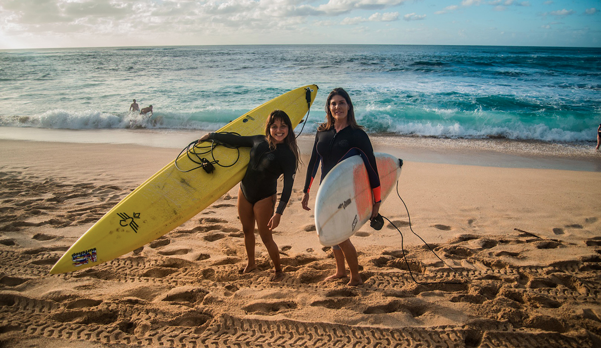 Polly and Silvia met 4 years ago on a winter at the North Shore of Oahu. They have been taking surf trips together ever since. 