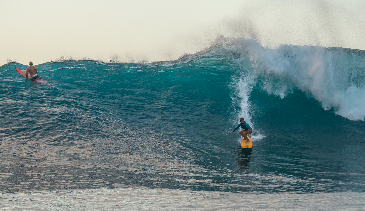 Raquel Heckert is new to the North Shore, but coming up surfing heavy shorebreak back in Brazil, this is like a second home. 