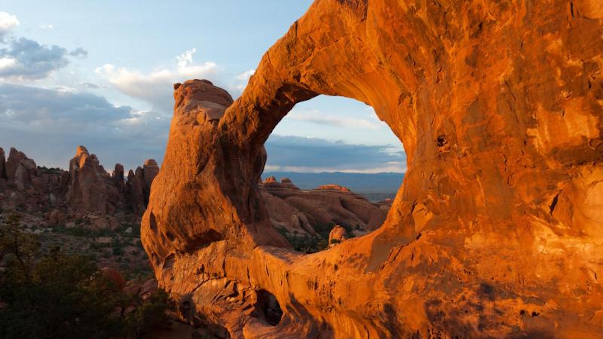 Double O Arch in Arches National Park. Photo: Neal Herbert