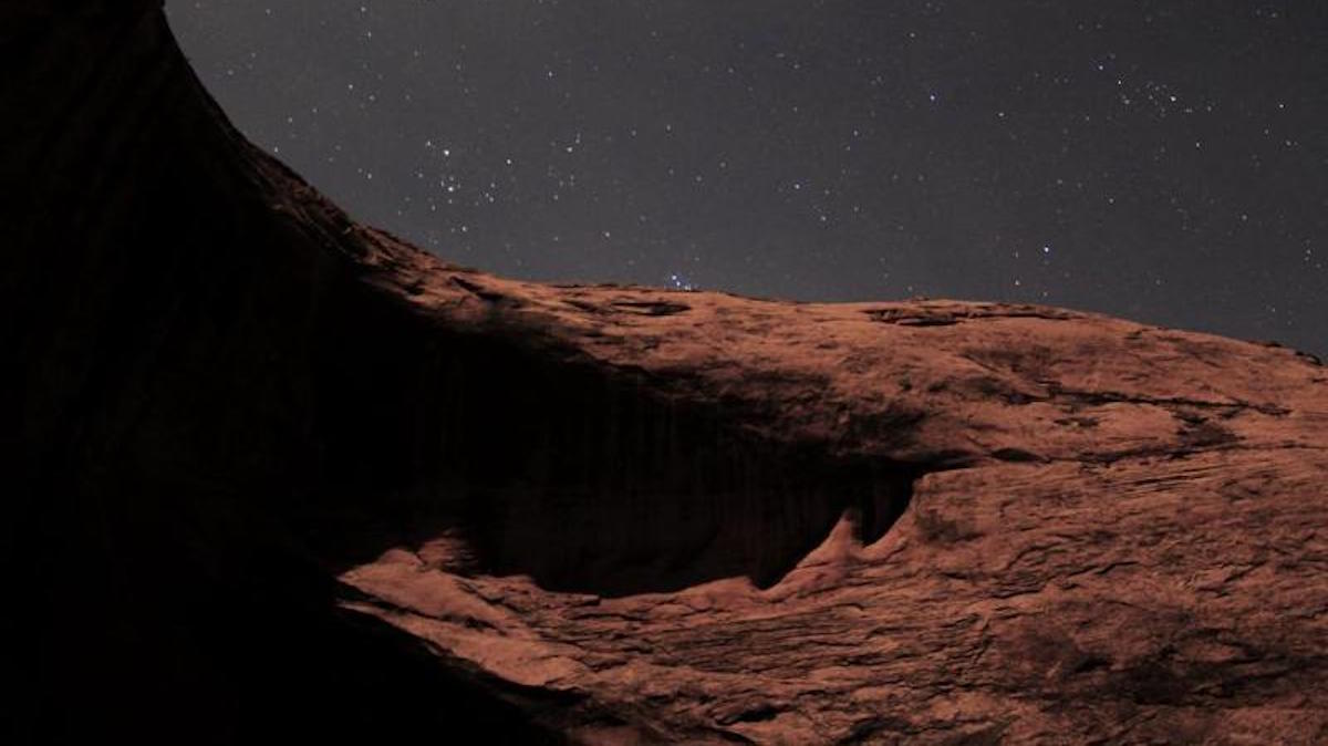 Glen Canyon at night. Photo: NPS