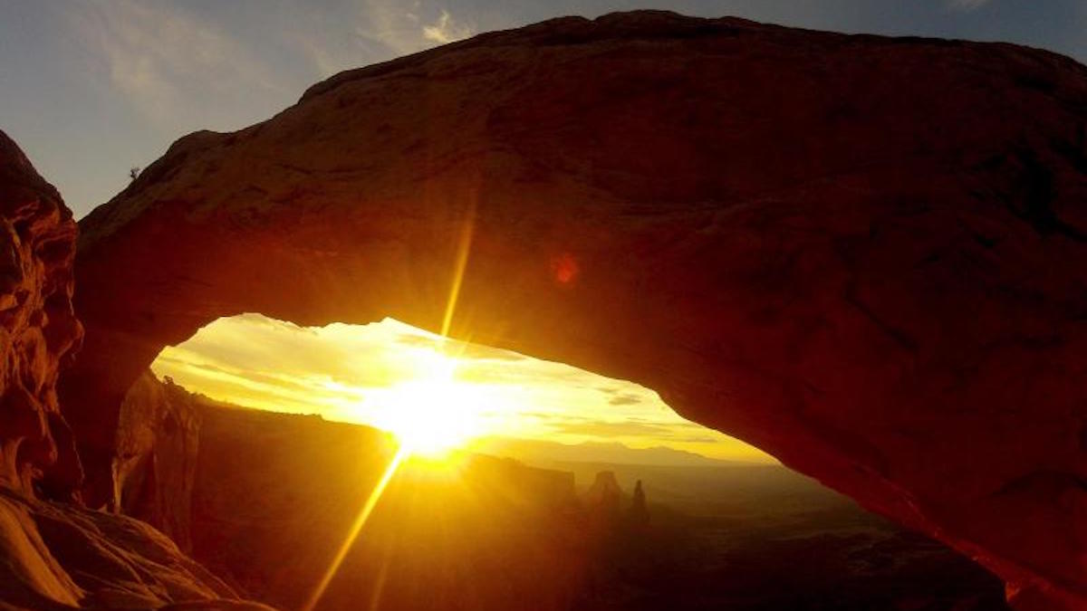 Mesa Arch sunrise in Canyonlands. Photo: Kirsten Kearse