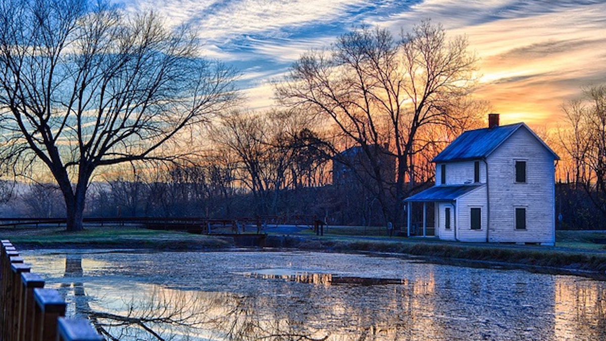 Sunrise over the Chesapeake Ohio Canal. Photo: NPS