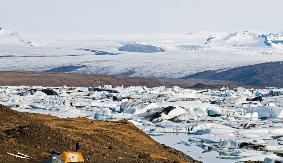 Few campsites can beat this one, Ian Battrick and Timmy Turner surveying their surroundings. Image: <a href=\"https://www.timnunn.co.uk\" target=\"_blank\">Nunn</a>