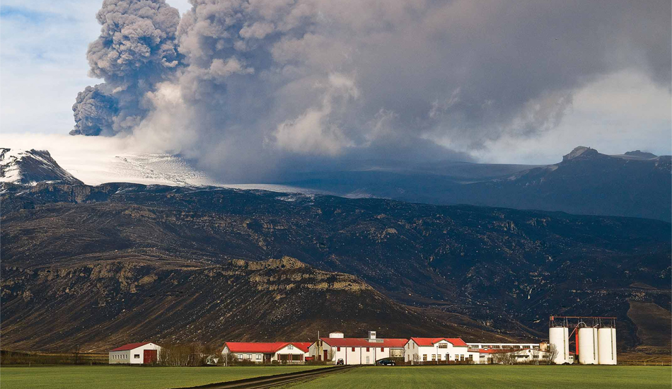 We were due to fly into Iceland just as \'that\' volcano erupted, we sat at an airport for four days until there was a window, we got in, surfed and got to check out the eruption at close quarters. Image: <a href=\"https://www.timnunn.co.uk\" target=\"_blank\">Nunn</a>