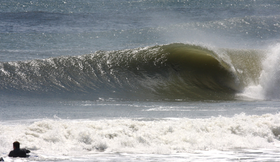 New Inlet 2- New Inlet is only 7 months old,it’s existence is  compliments of Hurricane Irene, The Inlet is one of several breeches in the island and at 60 feet deep it’s too deep to fill. Image: Mickey McCarthy