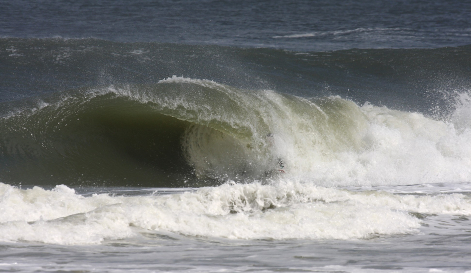 New Inlet dumper. Welcome to the Outer Banks, let the beatings begin! Image: Mickey McCarthy