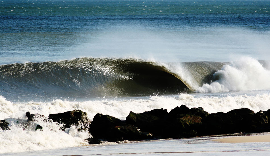 This black hole was found in a more southerly corner of the tri-state area. It\'s usually a routine stop of mine on the way down through New Jersey. Once again, super cold and super shallow. Photo: <a href=\"https://reddawnproductions.net/\" target=_blank>Evan Conway</a>.