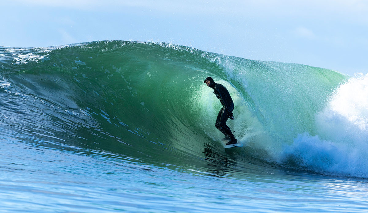Josh Mulcoy, finding shade. Photo: <a href=\"https://www.instagram.com/marcuspaladino/\">Marcus Paladino</a>