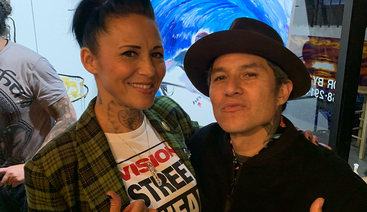Christian Hosoi and Mama Troy Nowell from Sublime. Image: Supplied