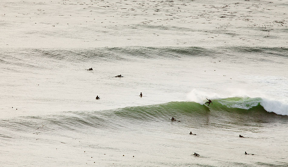 Although California is known for it\'s crowded world class breaks, every town has their low key secret spots. Photo: <a href=\"https://paulgreenephoto.com/\" target=_blank>Paul Greene</a> 