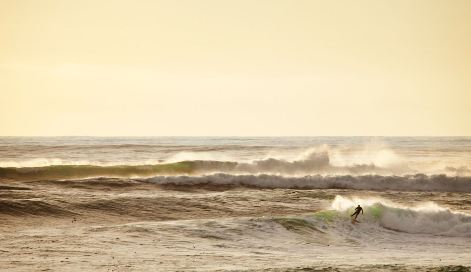 There is an old lumber town tucked away near Humboldt County where the water is cold and the waves are big. However, even when you\'re the only surfer out, you still get a feeling that there is something big swimming close by. Photo: <a href=\"https://paulgreenephoto.com/\" target=_blank>Paul Greene</a> 